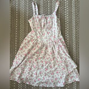 Floral Elegance Mini Dress